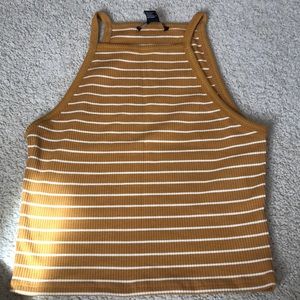 Halter top cropped tank